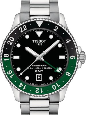 Zegarek Męski TISSOT Seastar 1000 Quartz GMT T-Sport T120.852.11.051.00