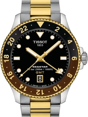 Zegarek Męski TISSOT Seastar 1000 Quartz GMT T-Sport T120.852.22.051.00