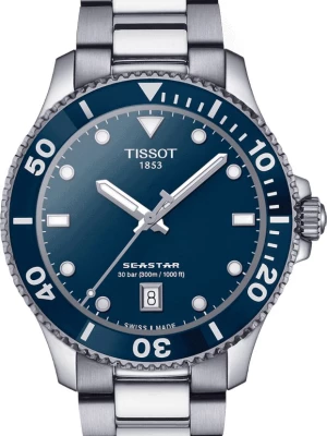 Zegarek Męski TISSOT 40Mm Seastar 1000 T120.410.11.041.00