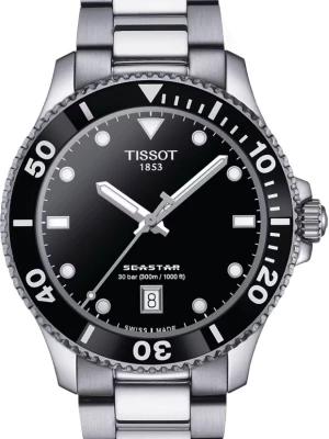 Zegarek Męski TISSOT 40Mm Seastar 1000 T120.410.11.051.00