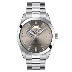 Zegarek Męski TISSOT Gentleman Powermatic 80 Open Heart T-Classic T127.407.11.081.00