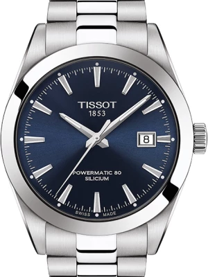 Zegarek Męski TISSOT Gentleman Powermatic 80 Silicium T-Classic T127.407.11.041.00