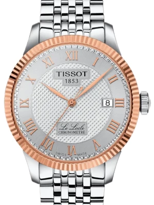 Zegarek Męski TISSOT Le Locle COSC 39mm 18k Gold Bezel T-Gold T932.408.41.033.00