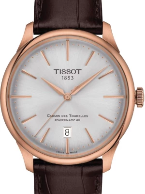 Zegarek Męski TISSOT Chemin des Tourelles Powermatic 80 39 mm T-Classic T139.807.36.031.00