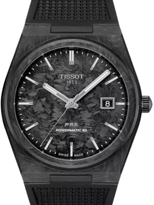 Zegarek Męski TISSOT PRX Powermatic 80 40mm Carbon