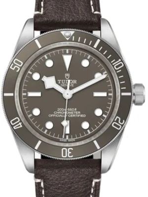 Zegarek Męski TUDOR 925 Black Bay 58 79010SG CALF BROWN GREY INDEX W