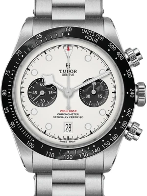Zegarek Męski TUDOR Black Bay Chrono 79360N 73580 WHITE IND W