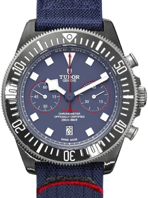 Zegarek Męski TUDOR Chrono Pelagos FXD 25807KN FABR BLUE BLUE HMK WHITE W