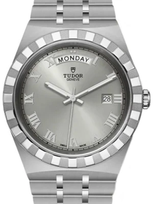Zegarek Męski TUDOR Royal 28600 91060 SILV ROM W
