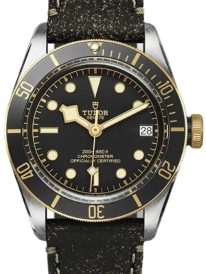 Zegarek Męski TUDOR S&G Black Bay 79733N CALF LEATHER BLACK IND W