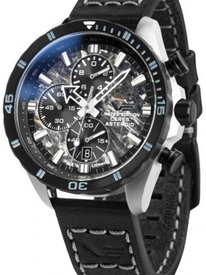 W.KRUK ZEGAREK VOSTOK EUROPE ALMAZ SPACE STATION CHRONO CERES ASTEROID SPECIAL EDITION