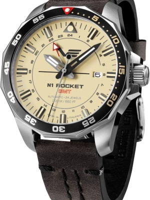 Zegarek Męski VOSTOK EUROPE Automatic GMT Rocket N-1 NH34-225A713