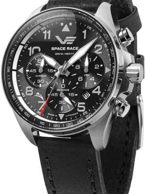 Zegarek Męski VOSTOK EUROPE Black Chrono Space Race 6S20-325A741