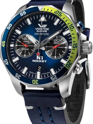 W.KRUK ZEGAREK VOSTOK EUROPE ROCKET N-1 CHRONO