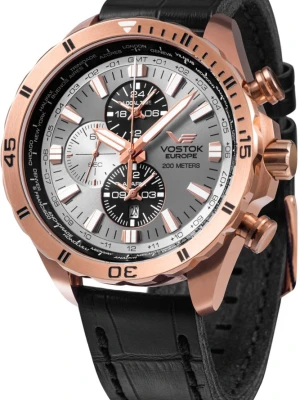 Zegarek Męski VOSTOK EUROPE Space Station Dual Time Almaz YM26-320B653