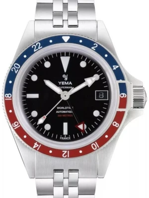 Zegarek Męski YEMA 500 Gmt Pepsi Superman YGMT22B39-AM2S