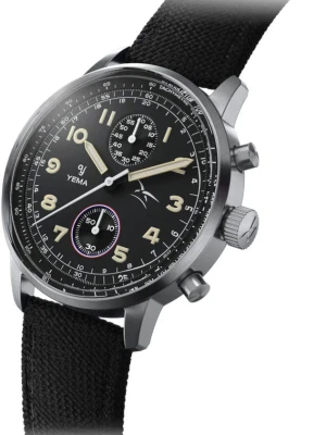 Zegarek Męski YEMA Flygraf Bi Compax French Air Force