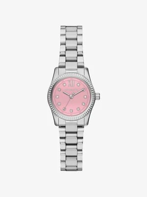 Zegarek miniaturowy Lexington w srebrnym kolorze z kryształkami pavé Michael Kors