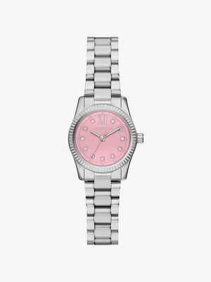Zegarek miniaturowy Lexington w srebrnym kolorze z kryształkami pavé Michael Kors