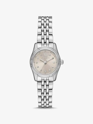 Zegarek miniaturowy Lexington w srebrnym kolorze z kryształkami pavé Michael Kors