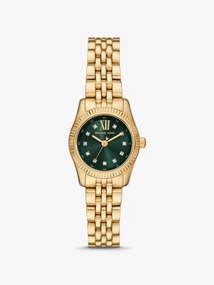 Zegarek miniaturowy Lexington w złotym kolorze z kryształkami pavé Michael Kors