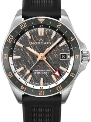 Zegarek NORQAIN Gmt Glacier Neverest NN1100SC3CG/G113/15BR.18S
