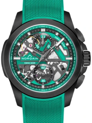 Zegarek NORQAIN Skeleton Chronograph Limited Edition Independence NNT3200BLC/JD326/322CHJDR.20T