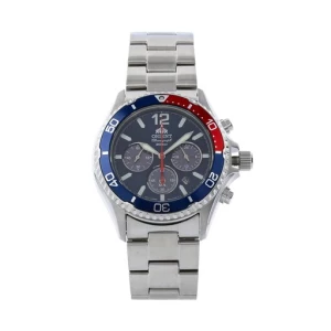 Zegarek Orient Mako Solar RA-TX0201L10B Srebrny