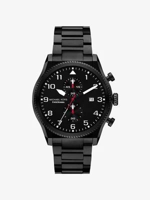 Zegarek Panorama z dużą kopertą w czarnym kolorze Michael Kors