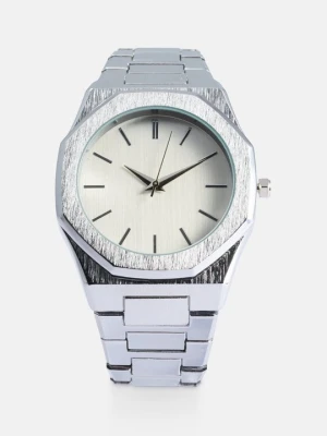 Zegarek Pier One By Zalando srebrny