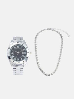 Zegarek Pier One By Zalando srebrny