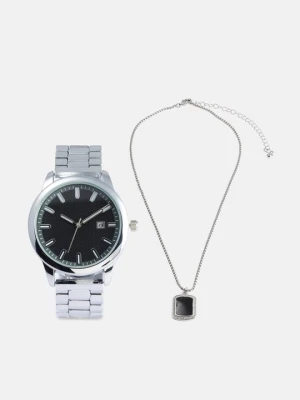 Zegarek Pier One By Zalando srebrny