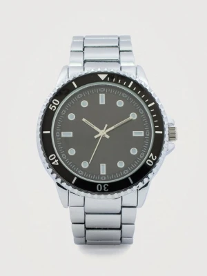 Zegarek Pier One By Zalando srebrny