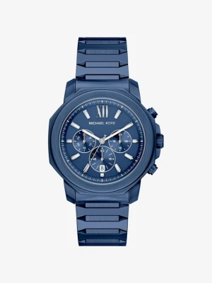 Zegarek Prescott z dużą kopertą w niebieskim kolorze Michael Kors