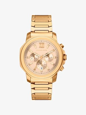 Zegarek Prescott z dużą kopertą w złotym kolorze Michael Kors