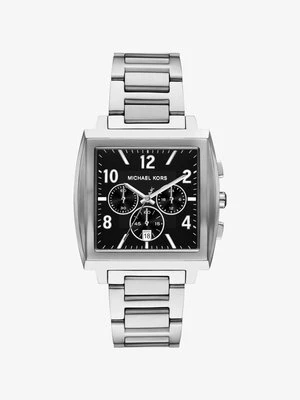 Zegarek Rhys z dużą kopertą w srebrnym kolorze Michael Kors