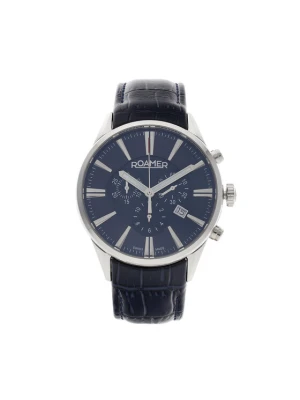 Zegarek Roamer Superior Chrono 508837 41 40 05 Granatowy