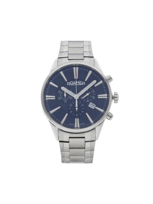 Zegarek Roamer Superior Chrono 508837 41 45 50 Srebrny