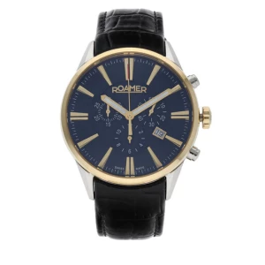 Zegarek Roamer Superior Chrono 508837 47 85 05 Czarny