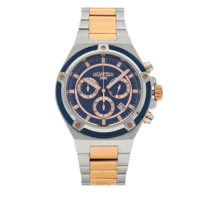 Zegarek Roamer Tempomaster Chrono 221837 49 45 20 Srebrny