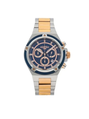 Zegarek Roamer Tempomaster Chrono 221837 49 45 20 Srebrny