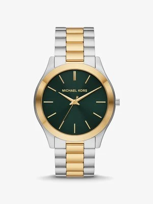 Zegarek Runway z dużą płaską kopertą w dwóch kolorach Michael Kors