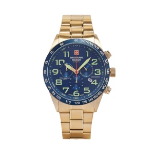Zegarek Swiss Alpine Military 7047.9115 Złoty