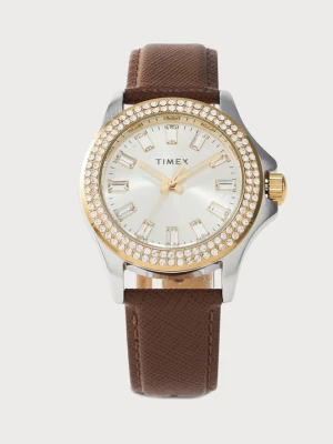 Zegarek Timex brązowy