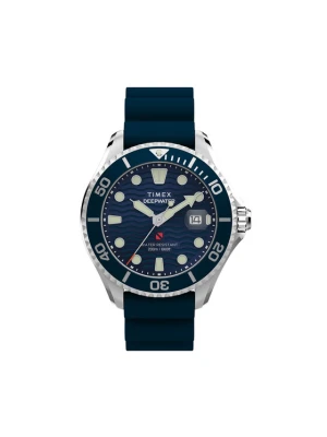 Zegarek Timex Deepwater Meridian TW2W81500 Srebrny