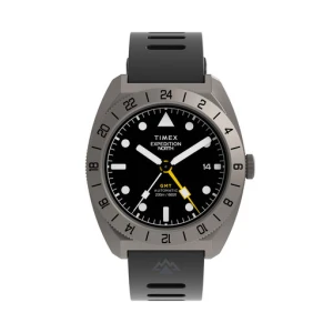 Zegarek Timex Expedition GMT Titanium Automatic TW2W53000 Czarny