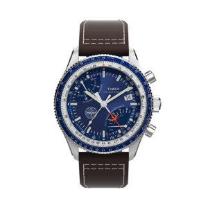 Zegarek Timex Fly Back Chronograph x Pan Am® TW2W97200 Brązowy