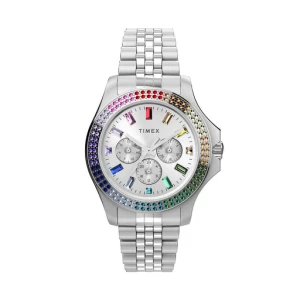 Zegarek Timex Kaia TW2W33000 Silver/Silver