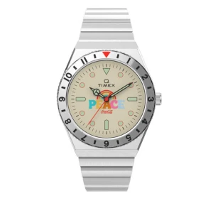 Zegarek Timex Lab Archive 1971 Unity Collection TW2V25800 Srebrny