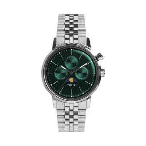 Zegarek Timex Marlin® Moon Phase TW2Y09900 Srebrny